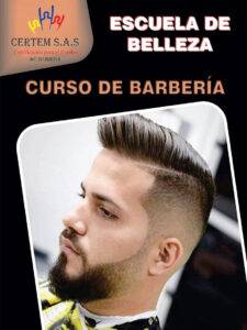 Estudiante modelo para el Curso de Barbería Medellín