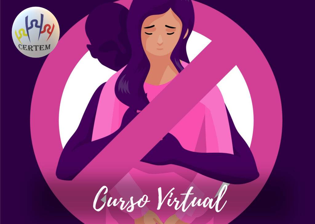 dibujo mujer con signo prohibido del codigo fucsia
